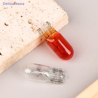 [Delicatesea] หลอดไฟสัญญาณรถยนต์ T10 W5W 12V 5W W2.1x9.5D 10 ชิ้น