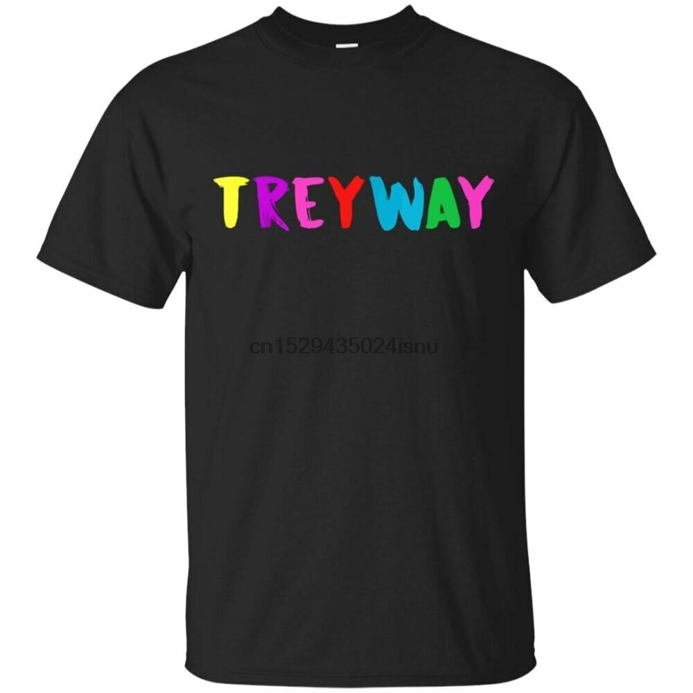 TreyWay Stoopid 6IX9INE-KINGNYC-Rainbow เสื้อ Rap Music เสื้อยืดสีดําขนาด S-5XL cotten tee