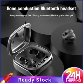 ❥❥ -ear Bone Conduction Wireless Headset Bluetooth 5.3 HD Sound Quality Comfort Sport Earbuds Noise Reduction Headphones หูฟังควบคุมการสัมผัส