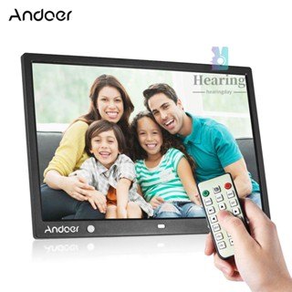 Andoer อัลบั้มรูปภาพดิจิทัล LED หน้าจอขนาดใหญ่ 15 นิ้ว 1280 * 800 HD Music Video eBook นาฬิกา ปฏิทิน กล้อง 6.5