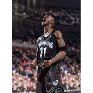 เสื้อกีฬาแขนกุด ลายทีม NBA Jersey Kevin Garnett No.21 Minnesota Timberwolves สไตล์คลาสสิก พลัสไซซ์