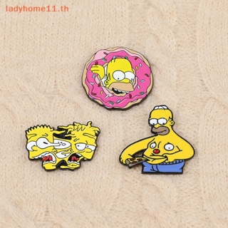 Onelady เข็มกลัด รูปการ์ตูนดิสนีย์ The Simpsons น่ารัก เครื่องประดับ สําหรับผู้หญิง