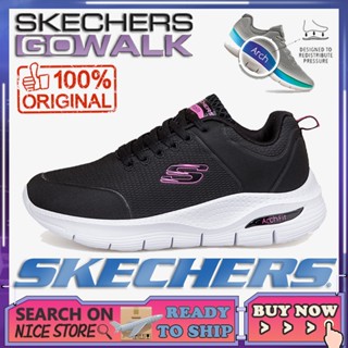 [รองเท้าผ้าใบผู้หญิง]] Skechers_ Go-walk Arch Fit รองเท้าผ้าใบลําลอง ข้อสั้น ระบายอากาศ สําหรับผู้หญิง UYMT