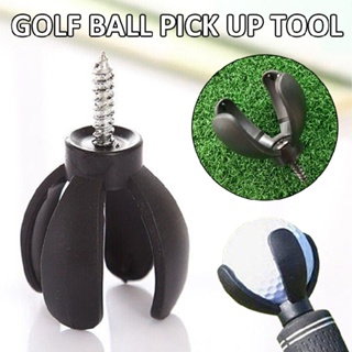 New 4-Prong Golf Ball Pick Up Putter Pitch Grip Retriever Grabber Claw Sucker