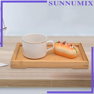 [Sunnimix] ถาดไม้ สําหรับเสิร์ฟอาหารเช้า ห้องนั่งเล่น