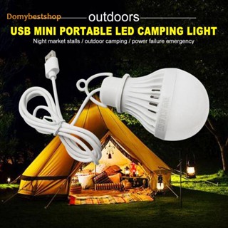 [Domybestshop.th] โคมไฟ LED 3 5 7W USB แบบพกพา สําหรับอ่านหนังสือ ตั้งแคมป์ กลางแจ้ง 1-10 ชิ้น