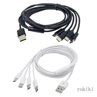 Kiki สายชาร์จ USB Type-C ปลั๊กตัวผู้ หลายสาย สําหรับอุปกรณ์ส่วนใหญ่