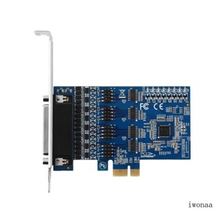 Iwo อะแดปเตอร์แปลงการ์ด PCI-E เป็น RS232 RS485 PCI Serial 9Pin PCIE