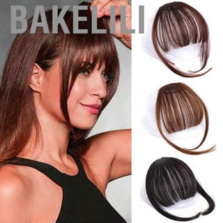 Bakelili Women Bangs Hair  High Temperature Fiber Extensions Fringe with Temples Hairpieces