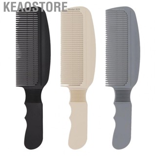 Keaostore Hair Comb  Comfortable Handle 3Pcs Beard Sturdy ABS for Salon