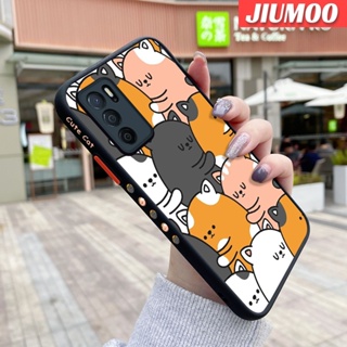 เคสโทรศัพท์มือถือ ซิลิโคนแข็ง บาง กันกระแทก ลายการ์ตูนแมวน่ารัก สําหรับ OPPO A17 A17K A16 A16s A54s