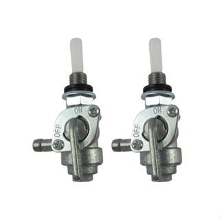 2pcs Fuel Shut Off Valve Reusable Zinc Alloy Durable Pratical 90 Degree External Thread Fit For 170F