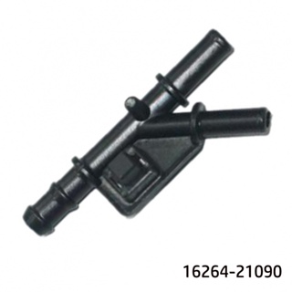 ⚡READYSTOCK⚡Water Pipe Joint WATER BY-PASS 16264-21090 1626421090 Black Engine Coolant
