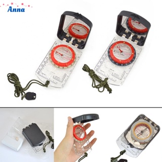 【Anna】Compass Climbing Accessories Multifunctional Waterproof Hiking With Mirror