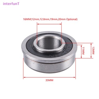 [InterfunT] F6202-2rs หน้าแปลน ABEC-1 ตลับลูกปืนซีลร่องลึก สําหรับตกแต่งสวน [ใหม่]