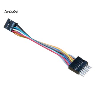 Turbobo HD 9Pin Female to 13Pin Male สายเคเบิ้ลแปลงเสียง สําหรับเมนบอร์ด Lenovo