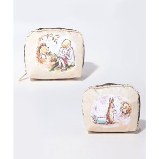Pooh Co-Branded กระเป๋าใส่เหรียญ กระเป๋าเครื่องสําอาง ขนาดเล็ก น่ารัก 6701