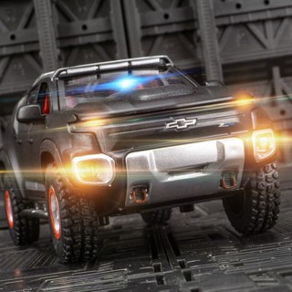 โมเดลรถยนต์ Chevrolet Colorado Off-Road 1:32 ของเล่นสําหรับเด็กผู้ชาย ของขวัญวันเกิด