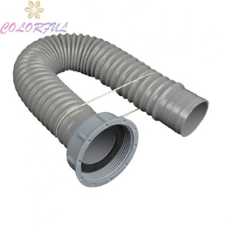 【COLORFUL】Sewer Kit Drain Hose Drain Pipe Sewer Waste Water Pipe 40/60/80/100/120cm