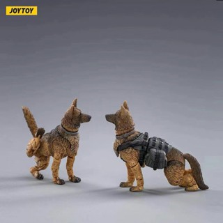 โมเดลฟิกเกอร์ Joytoy Dark Source 1/18 Army Dog Hard Core Cool Play Army Wolf Dog ของเล่นสําหรับเด็ก