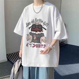 O.O fashion  O.O Fashion เสื้อยืด oversize 2023 เสื้อยืดผู้ชาย สวยงาม สไตล์เกาหลี Beautiful Korean Style C28A0OT 37Z230910