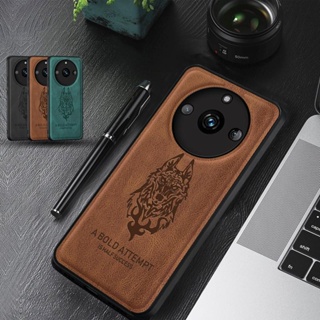 เคสโทรศัพท์หนังแกะ TPU แบบนิ่ม กันกระแทก สําหรับ Realme 11 Pro 11 Pro Plus