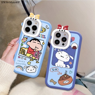 Huawei Mate 40 Pro เคสหัวเว่ย สำหรับ Case Crayon Shin เคส เคสโทรศัพท์ เคสมือถือ Full Cover Hard Phone Cases Casing