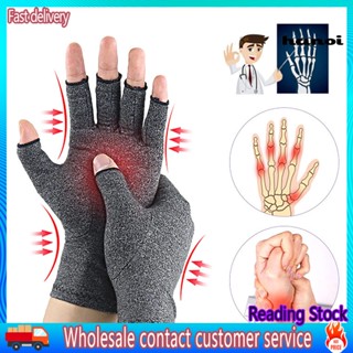 Hi* ถุงมือขับรถ บล็อก UV ระบายอากาศ ครึ่งนิ้ว กันลื่น สําหรับทุกเพศ 1 คู่