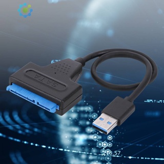 อะแดปเตอร์สายเคเบิลฮาร์ดไดรฟ์ USB 3.0 เป็น SATA 22pin สําหรับ HDD SSD 2.5 นิ้ว [Hidduck.th]