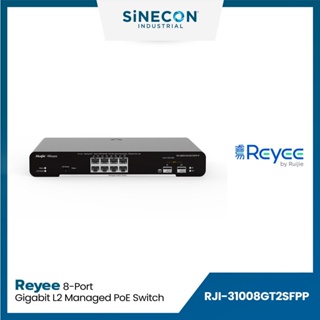 Ruijie รูเจีย รุ่น 31008GT2SFPP สวิตซ์ Reyee RG-NBS3100-8GT2SFP-P 10-Port Gigabit L2 Managed POE Switch