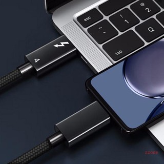 Zzz สายเคเบิล USB C 100W Type C 8K หน้าจอมอนิเตอร์พอร์ต 3 1 Gen2 USB C PD สําหรับ 3 4 MacbookPro Air