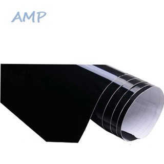 ⚡NEW 8⚡Hot Sticker Decoration Paint Wrap Interior Gloss Black Film 59*152cm Car Sticker