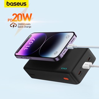 Baseus พาวเวอร์แบงค์ 20W 10000mAh 30000mAh ชาร์จเร็ว สําหรับ iPhone 14 13 12 Xiaomi