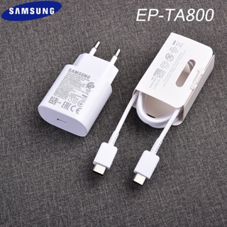 ของแท้ อะแดปเตอร์ชาร์จเร็ว PD 100 150 200 ซม. USB C เป็น USB C สําหรับ Samsung Note 20 10 25W S20 FE S20+