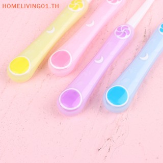 Onehome แปรงสีฟัน ขนแปรงนุ่ม ทําความสะอาดช่องปาก ลายการ์ตูน สุ่มสี สําหรับเด็กผู้ชาย TH