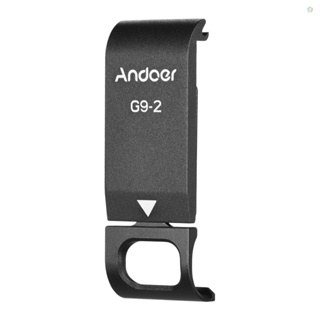 (adspth)Andoer G9-2 ฝาครอบแบตเตอรี่กล้องแอคชั่น แบบโลหะ ถอดได้ อุปกรณ์เสริม แบบเปลี่ยน สําหรับ 9 10 11