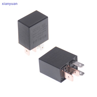 Xianyuan รีเลย์สัญญาณเตือนรถยนต์ DC 12V 40A 1NO 1NC SPDT 4/5 Pins 40 แอมป์ XY