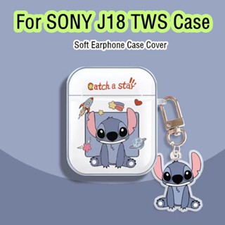 【ส่วนลด】เคสหูฟัง แบบนิ่ม ลายการ์ตูนอนิเมะ สําหรับ SONY J18 TWS SONY J18 TWS