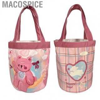 Macospice Cute Bucket Bags  Nondeformable Women   Soft for Office