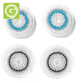 แปรงทําความสะอาดผิวหน้า และแปรงทําความสะอาดผิวหน้า แบบเปลี่ยน สําหรับ Clarisonic 4 ชิ้น