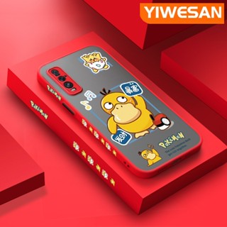 เคสโทรศัพท์มือถือ ซิลิโคนนิ่ม กันกระแทก ลายการ์ตูนโปเกม่อน Psyduck สีโปร่งใส สําหรับ OPPO Find X2 Find X2 Pro