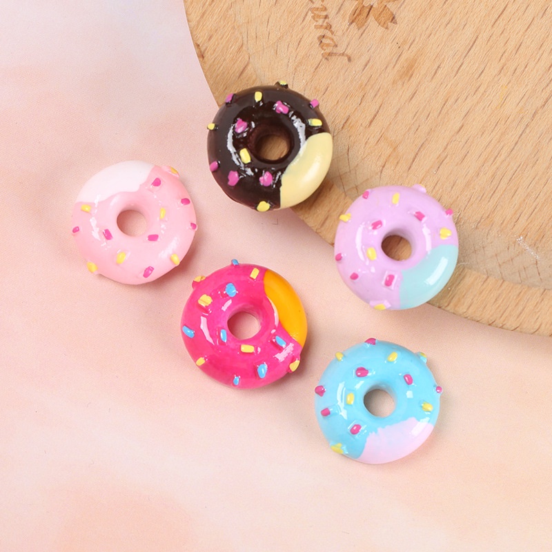 จี้รูปโดนัทน่ารัก เหมาะกับผู้หญิง สําหรับตกแต่งรองเท้า Crocs Pins Dunkin Donut Jibits Charm Donut Fo