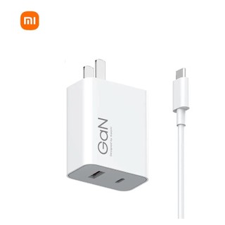 ของแท้ Xiaomi Mi 67W GaN 1C+1A ที่ชาร์จเร็วอัจฉริยะ พอร์ตคู่ USB-A USB-C พลังงานสูง สําหรับโทรศัพท์ แท็บเล็ต แล็ปท็อป นาฬิกา