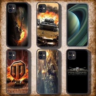เคสโทรศัพท์มือถือแบบนิ่ม TPU ลาย world of tanks C293 สําหรับ iPhone X XS 11 Pro Max 14 plus