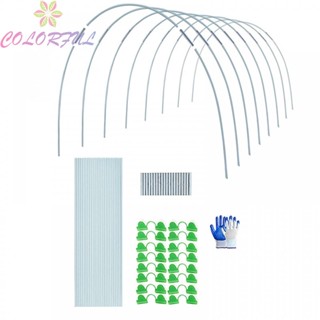 【COLORFUL】Plant Support 43*6*6cm/43*10*6cm ABS Greenhouse Hoops Grow Tunnel Frame