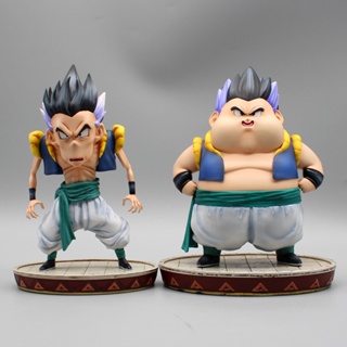 โมเดลฟิกเกอร์ PVC อนิเมะ Dragon Ball Fat and Thin Gotenks ขนาด 18 ซม. ของเล่นสําหรับเด็ก