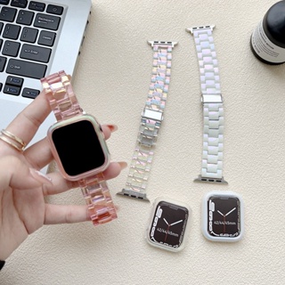 สายนาฬิกาข้อมือ แบบใส สําหรับ Apple Watch 8 7 Iwatch 6 Generation