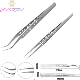 【COLORFUL】Tweezers 1pcs Anti-magnetic Hand Tools High Precision Precision Repair