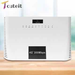 เราเตอร์ 4G LTE CAT4 ปลั๊ก EU US 4G WiFi ความเร็วสูง สําหรับบ้าน สํานักงาน