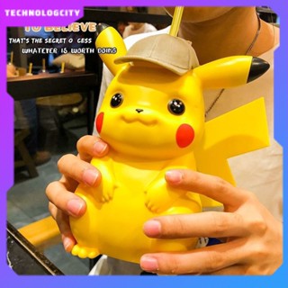 ของแท้ ถ้วยดูดน้ํา ลายการ์ตูน Pikachu สําหรับนักสืบ